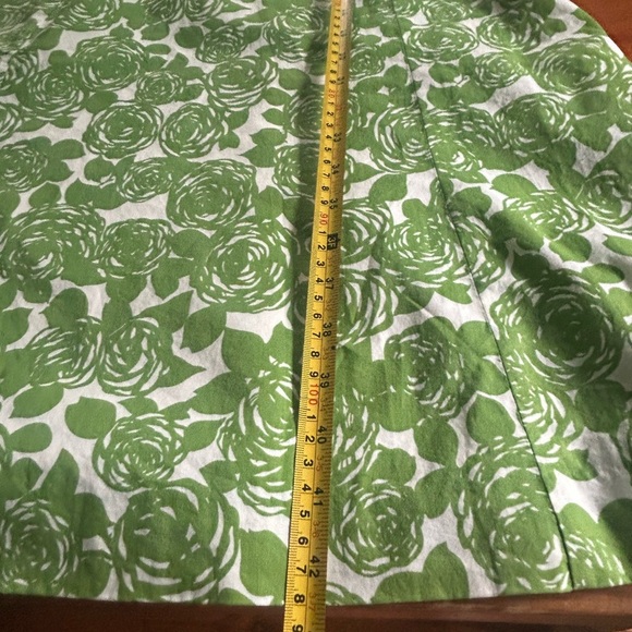 Boden Floral Sheath Dress Green White 10R Preppy Summer Business Casual Classic - Picture 9 of 12